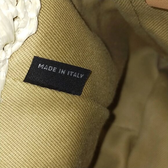 Authentic Prada Hand Bag Brown Raffia mn715-112925 - Picture 14 of 16